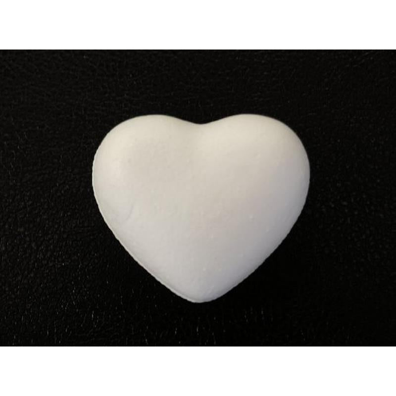 Polystyrene heart 5cm x 50pcs