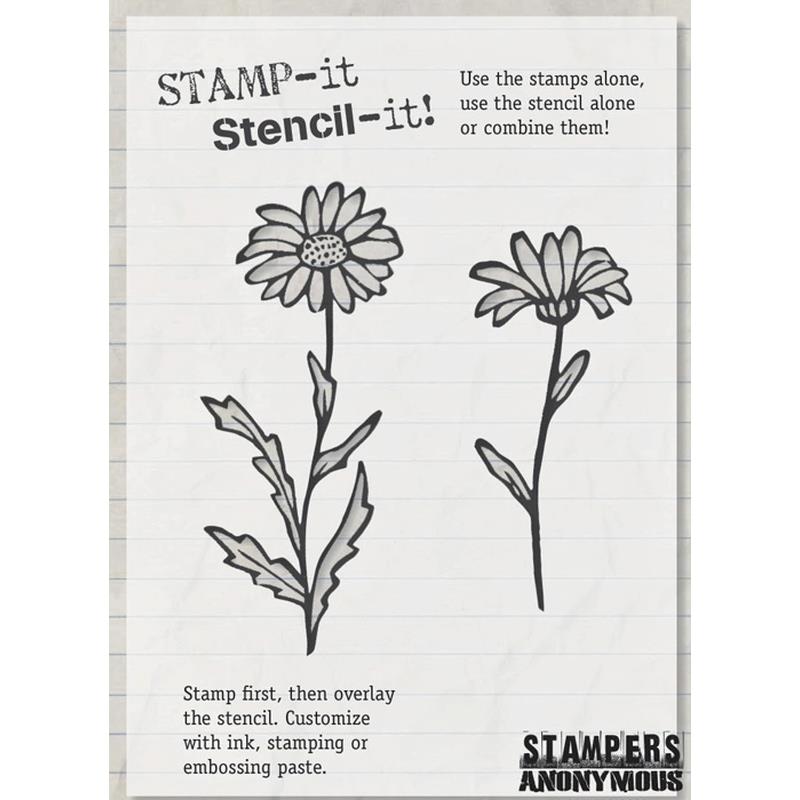 Darling Daisies - Stencil & Die