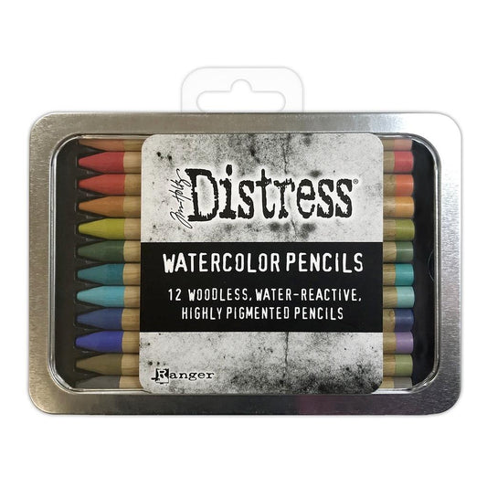 Tim Holtz� Distress Watercolour Pencils Kit 3 (12 Pack)