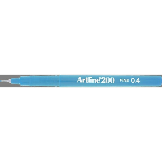 Artline EK200 Sky Blue 0.4 pen Sold in boxes of 12s