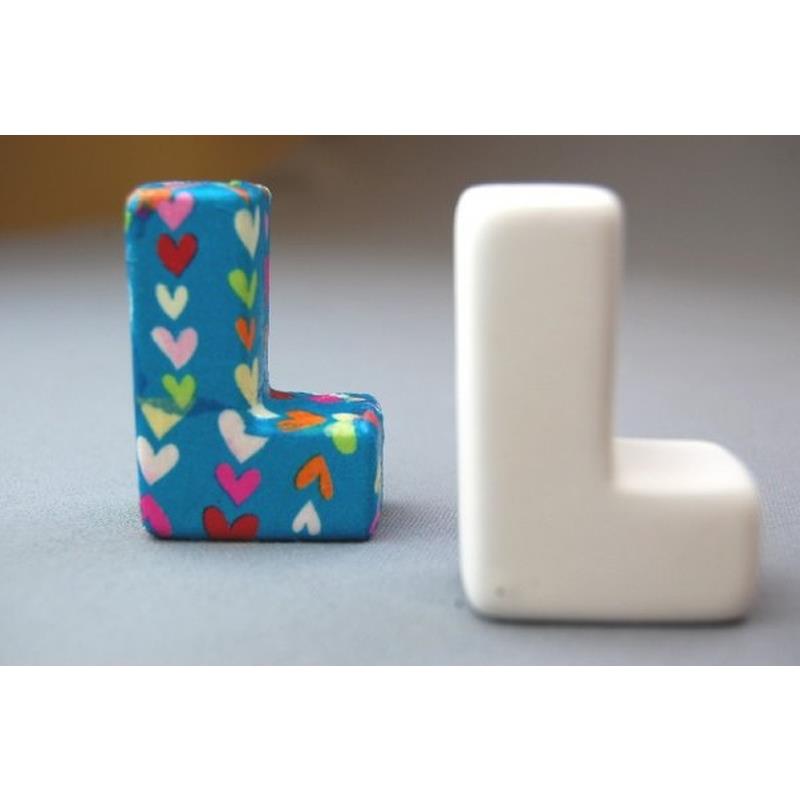 3D Letter L 4.5cm Inner Wrap Quantity 6