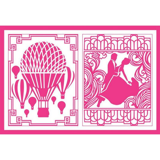 A2 Embossing Folder His And Hers